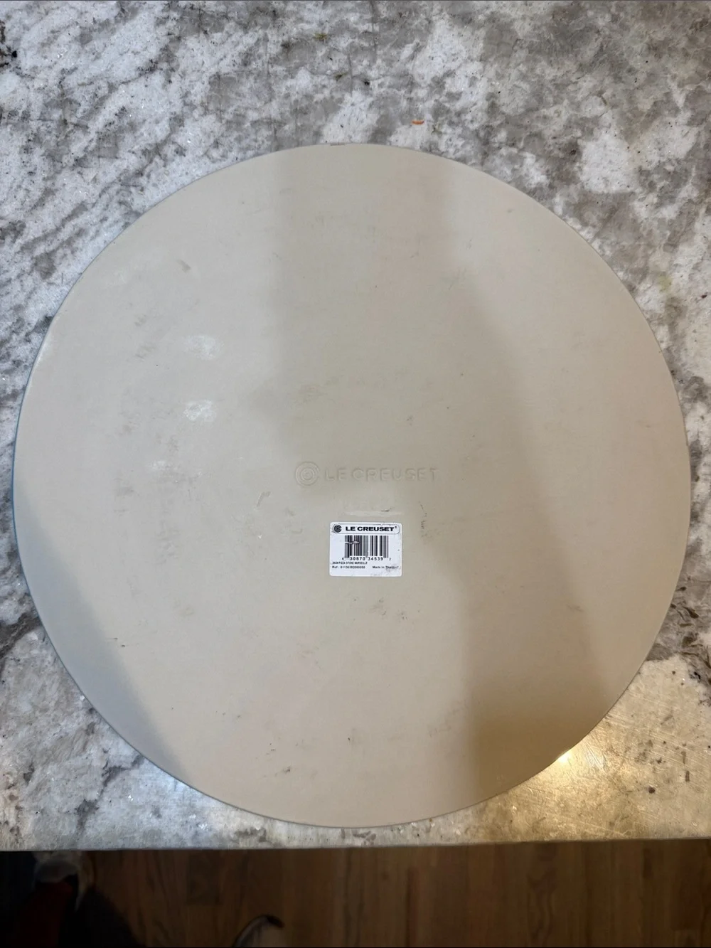 Le Creuset Blue Round Ceramic Pizza Stone